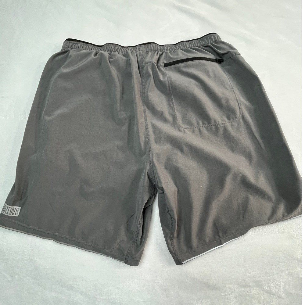 SMARTWOOL Active Mens L Lined Shorts Gray - Picture 2 of 16